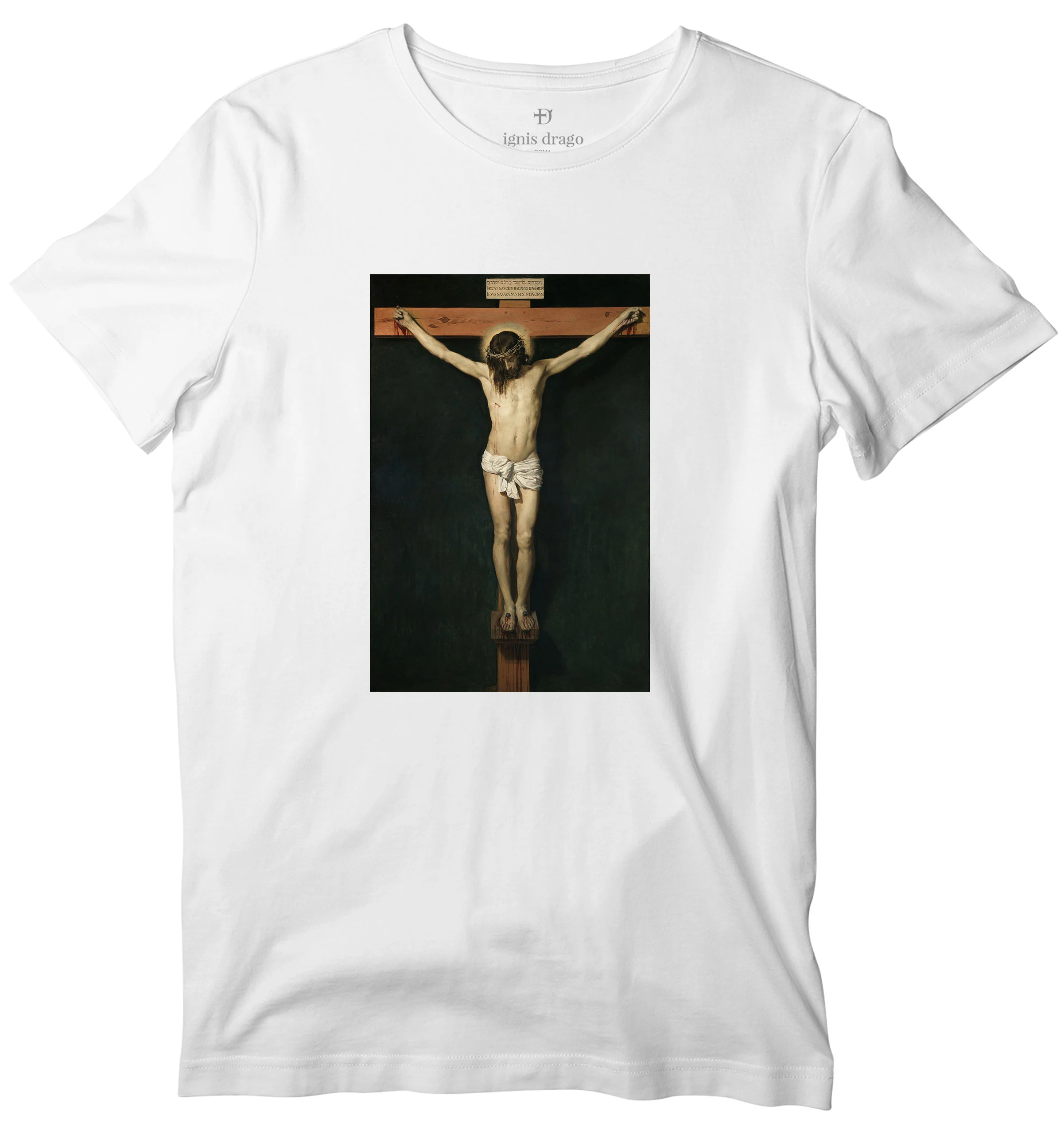 Christ Crucified Art T-shirt - Image 3