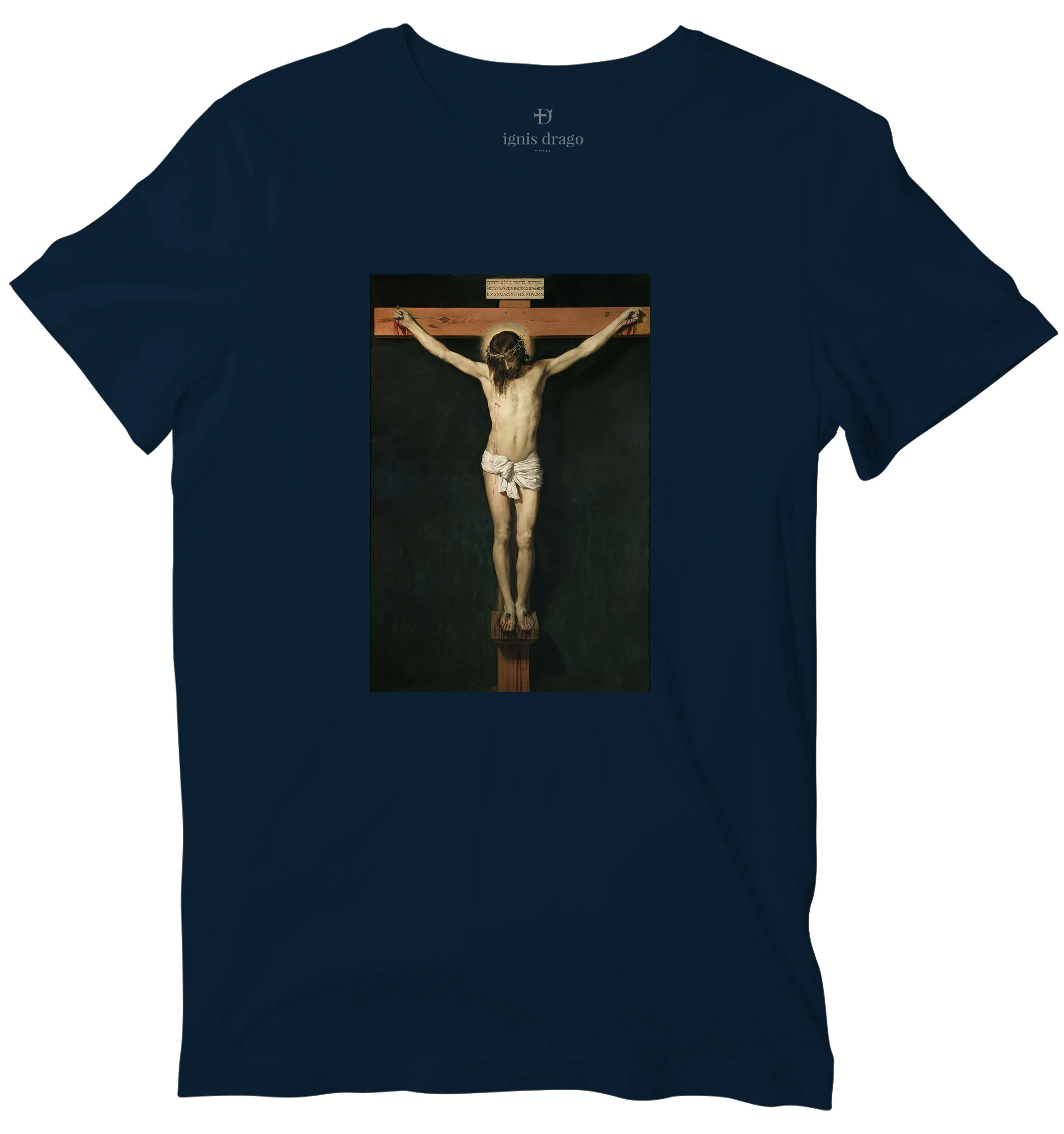 Christ Crucified Art T-shirt - Image 5