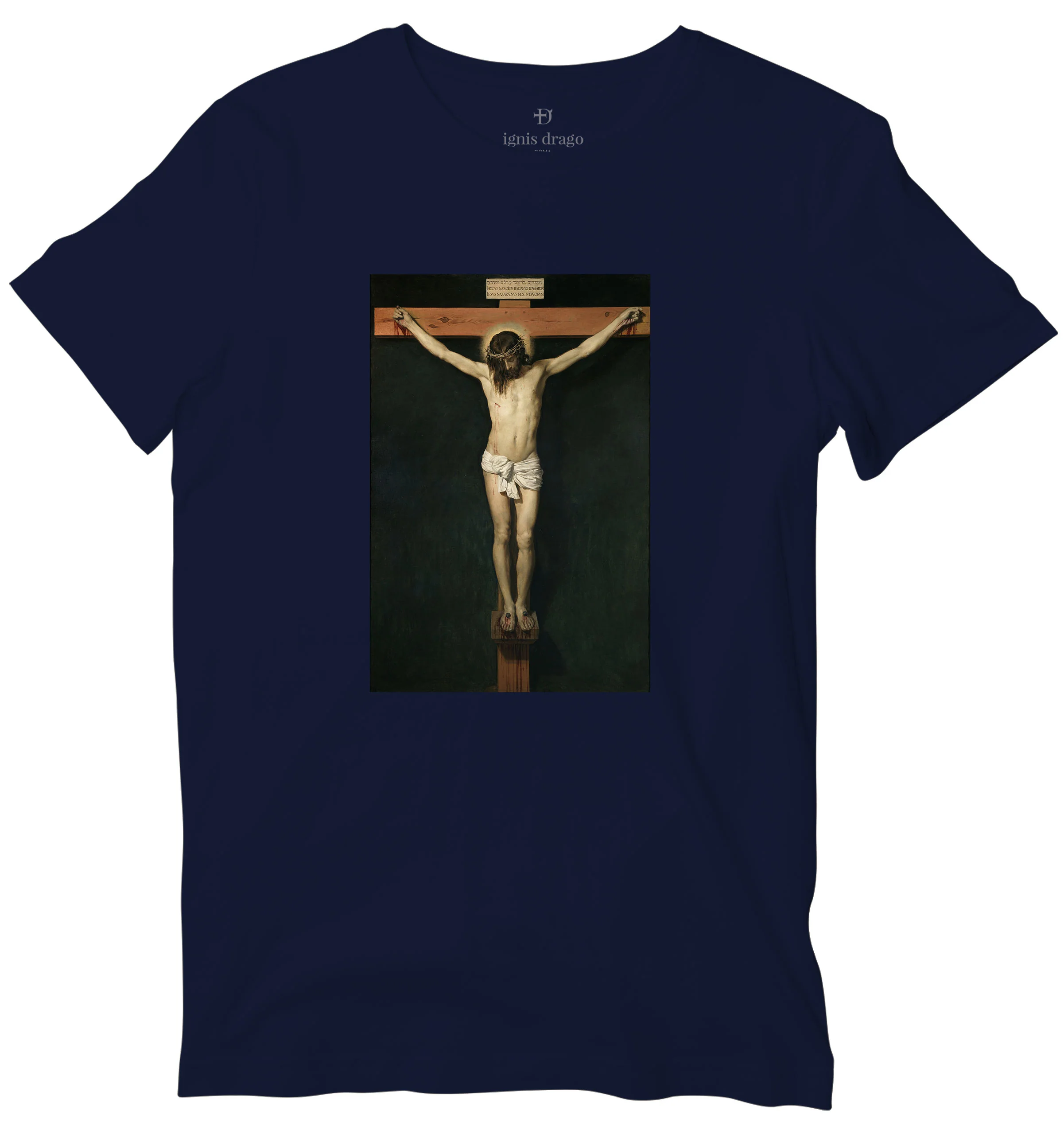 Christ Crucified Art T-shirt - Image 7