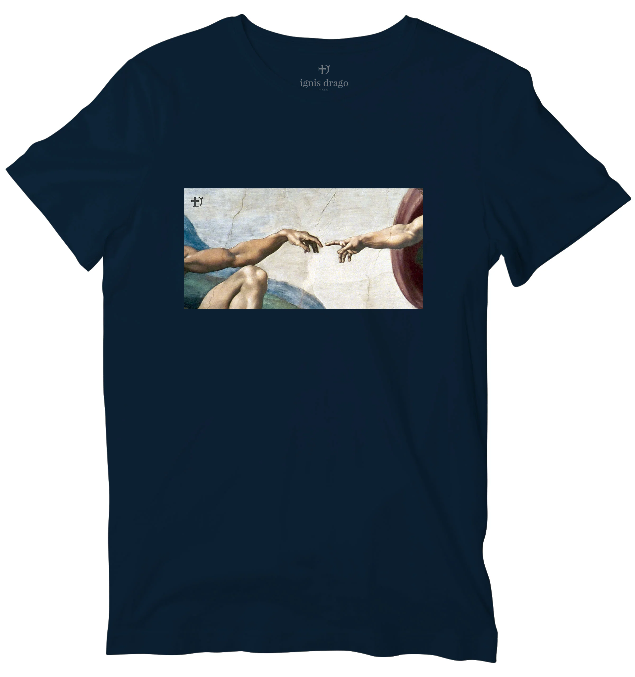 Creation of Adam Art T-shirt - Image 4