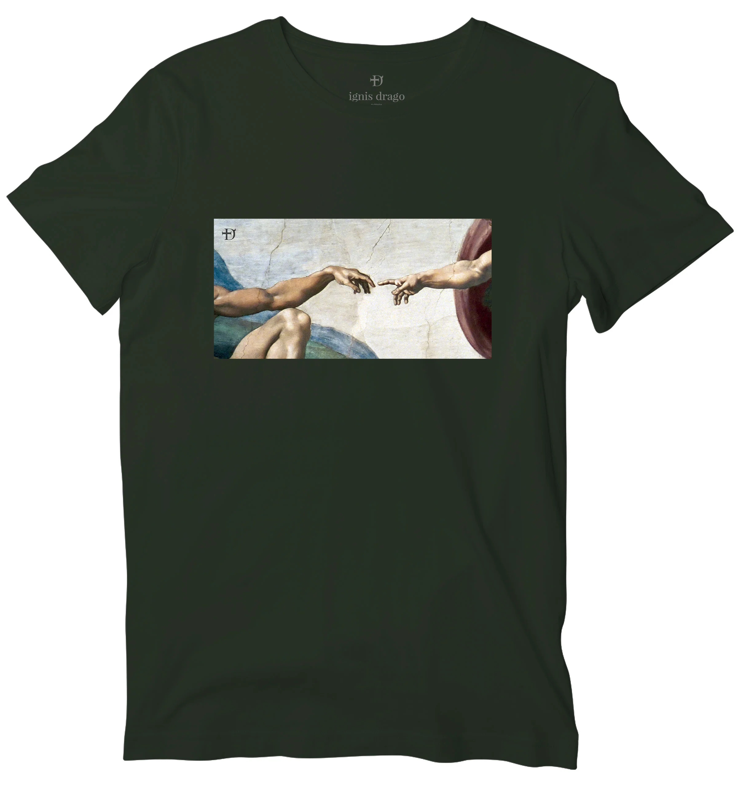 Creation of Adam Art T-shirt - Image 5