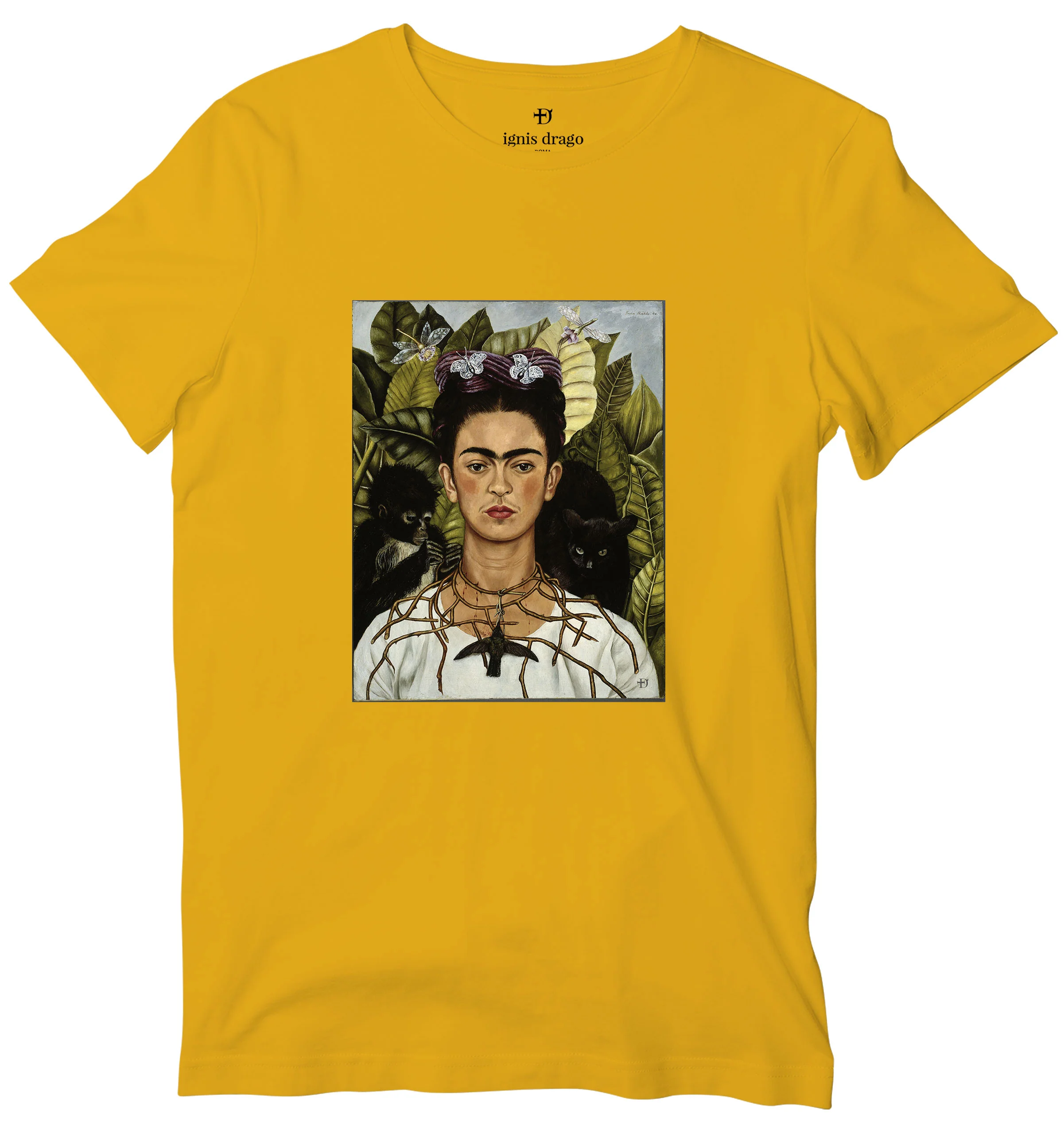 Frida Kahlo Self Portrait Art T-shirt - Image 6