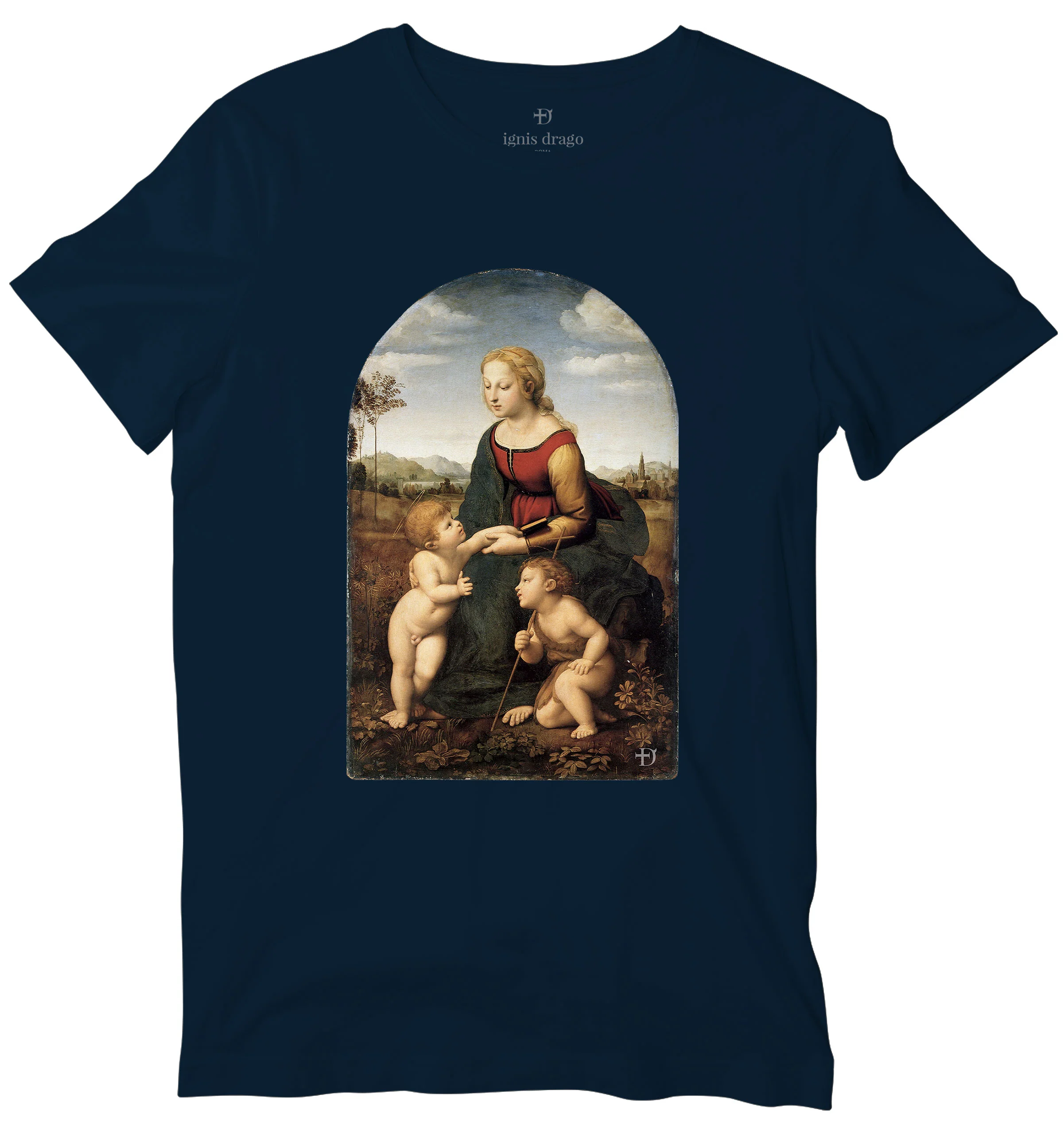 La Belle Jardiniere Art T-shirt - Image 3