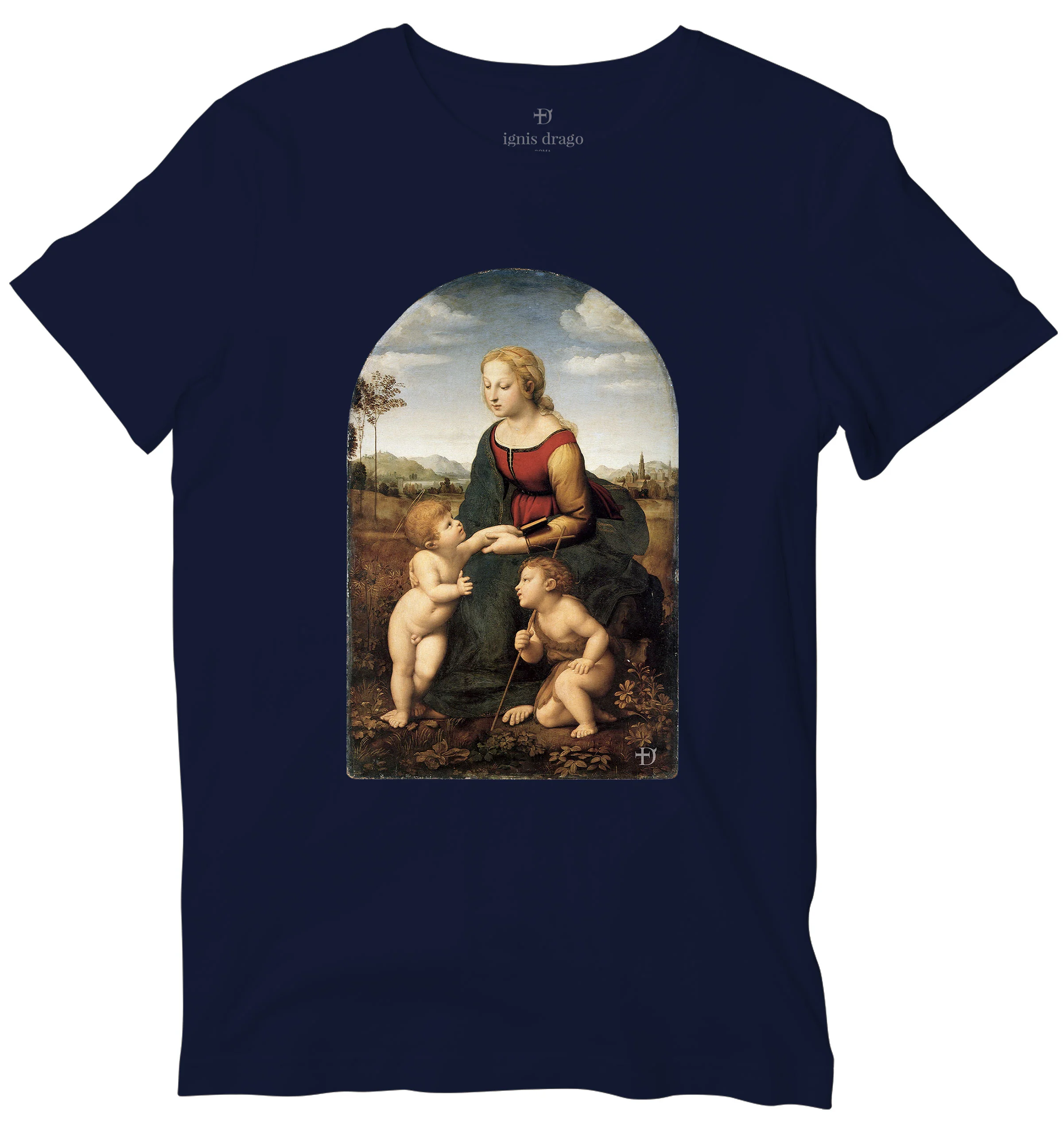 La Belle Jardiniere Art T-shirt - Image 7