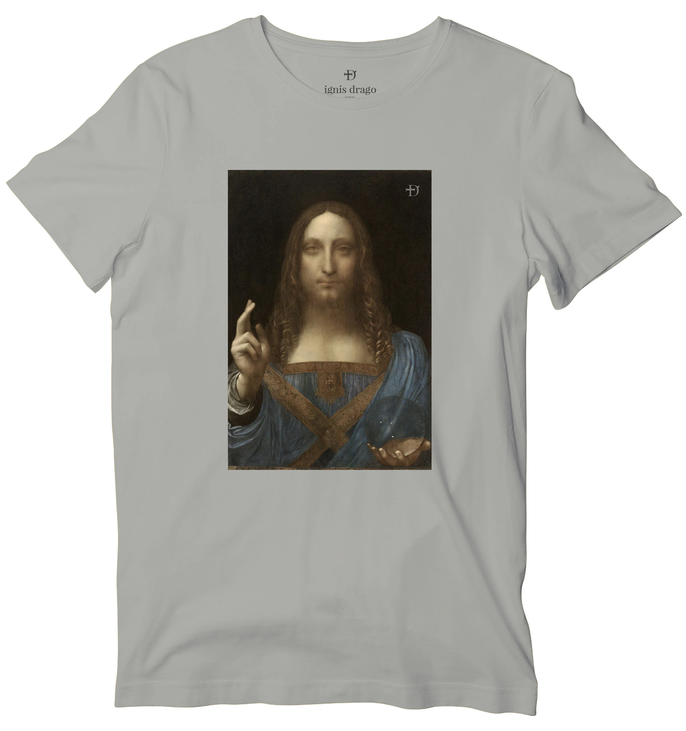 Salvator Mundi Art T-shirt - Image 5